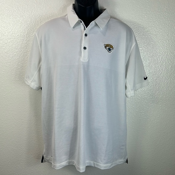 Men's Nike White Jacksonville Jaguars Elite Performance Polo XL - Picture 1 of 14